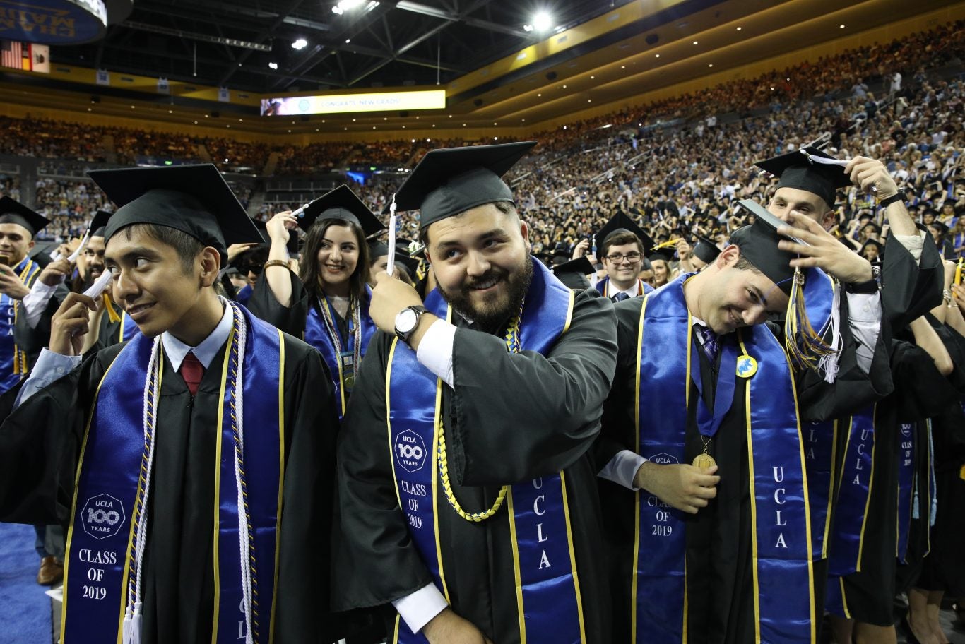 Centennial UCLA graduates celebrate at Pauley Pavilion commencement