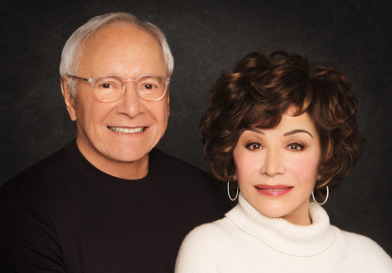 Stewart and Lynda Resnick sitting side by side.